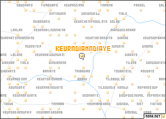 map of Keur Ndiam Ndiaye