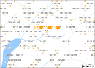 map of Keur Ndiankou