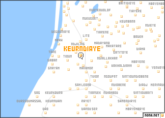 map of Keur Ndiaye