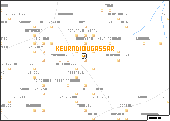 map of Keur Ndiougassar