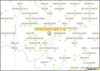 map of Keur Ouak Batio