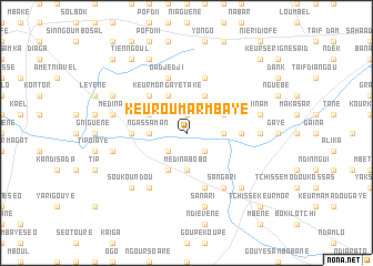 map of Keur Oumar Mbaye