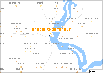 map of Keur Ousmane Ngaye