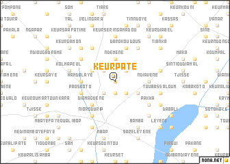 map of Keur Paté