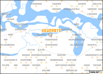 map of Keur Paté