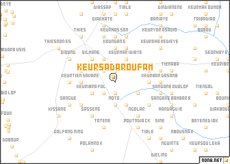 map of Keur Sadarou Fam