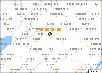 map of Keur Samba