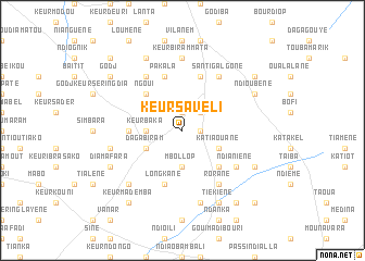 map of Keur Savéli