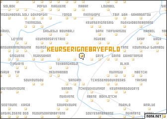 map of Keur Serigne Baye Falo