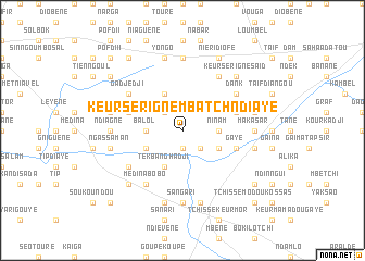 map of Keur Serigne Mbatch Ndiaye