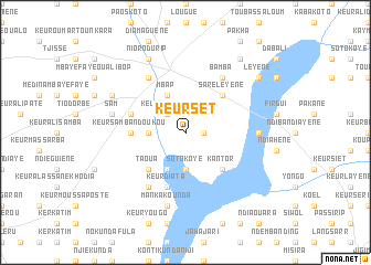 map of Keur Sèt