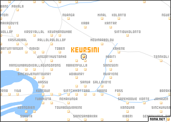 map of Keur Sini