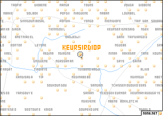 map of Keur Sir Diop