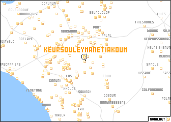 map of Keur Souleymane Tiakoum