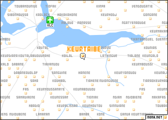 map of Keur Taïbé