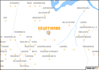 map of Keur Tiamba