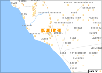 map of Keur Timak