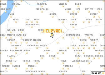 map of Keur Yabi