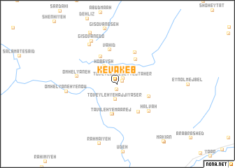 map of Kevākeb