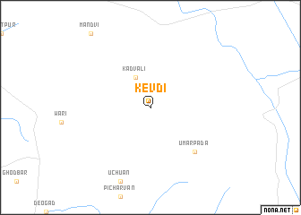 map of Kevdi