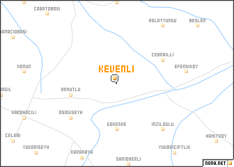 map of Kevenli