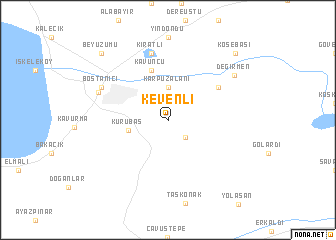 map of Kevenli