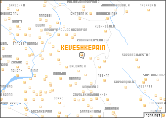 map of Keveshk-e Pā\