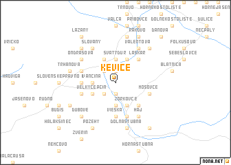 map of Kevice