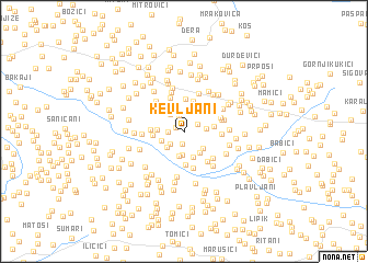 map of Kevljani