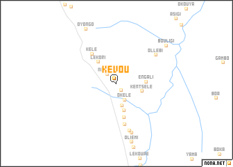 map of Kevou