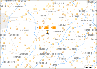 map of Kewal Mal