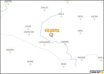 map of Kewang