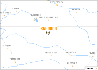 map of Kewanna