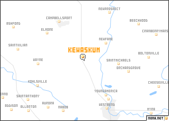 map of Kewaskum