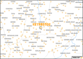 map of Keya Bendu