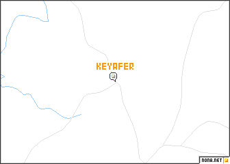 map of Kʼey Āfer