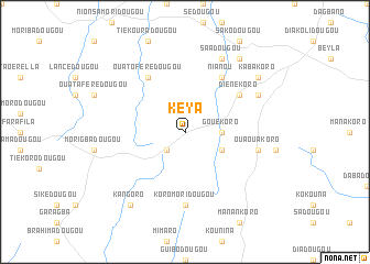 map of Kéya