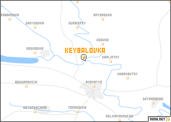 map of Keybalovka