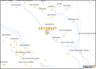 map of Keydasht