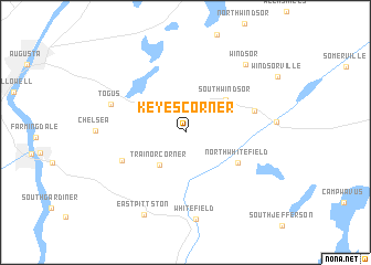 map of Keyes Corner
