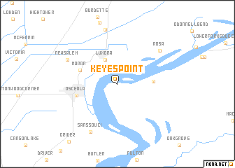 map of Keyes Point