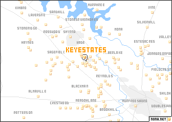 map of Key Estates