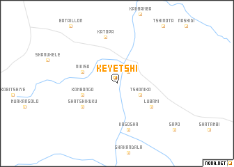 map of Keyetshi