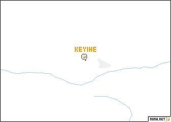 map of Keyihe