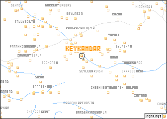 map of Keykamdar