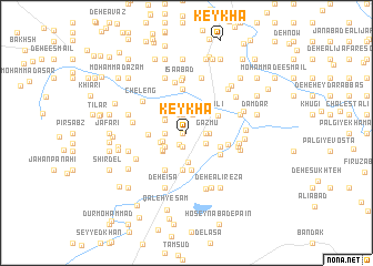 map of Keykhā