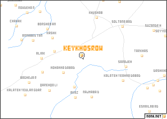 map of Keykhosrow