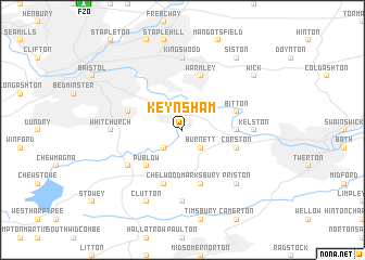 map of Keynsham