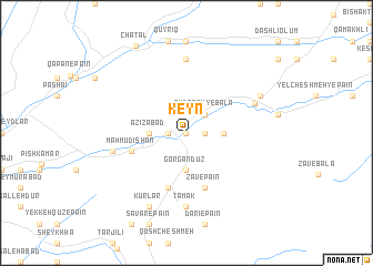 map of Keyn