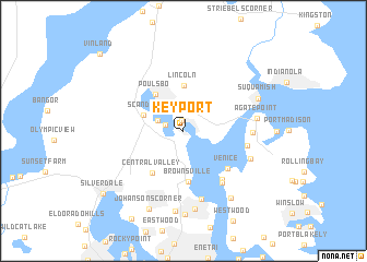 map of Keyport